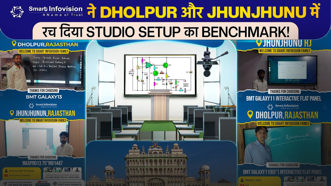 Smart Infovision ने Dholpur और Jhunjhunu में रच दिया Studio Setup का Benchmark!