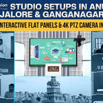 Smart Infovision Studio Setups in Anupgarh, Jalore & Ganganagar – Benchmark Interactive Flat Panels & 4K PTZ Camera Installations