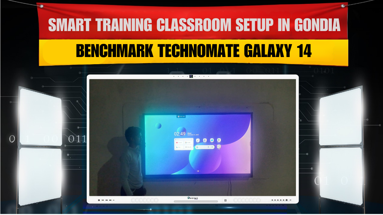 Smart Training Classroom Setup in Gondia | Benchmark Technomate Galaxy ...