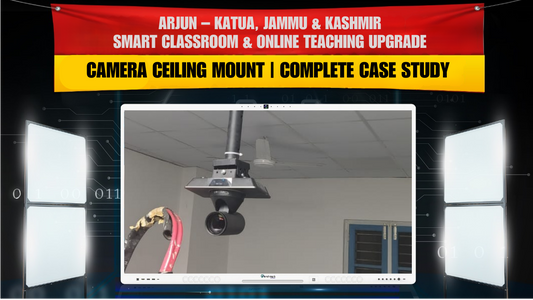 Professional Teaching Setup Upgrade in Katua, Jammu & Kashmir with Camera Ceiling Mount | Benchmark Technomate