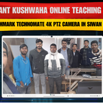 Hemant Kushwaha Online Teaching Setup | Benchmark Technomate 4K PTZ Camera in Siwan Bihar