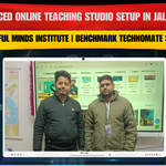 Advanced Online Teaching Studio Setup in Jalandhar | Wonderful Minds Institute | Benchmark Technomate Solutions