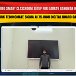 Gaurav Gangwar के लिए Benchmark Technomate Sigma AI Smart Classroom Setup in Bareilly