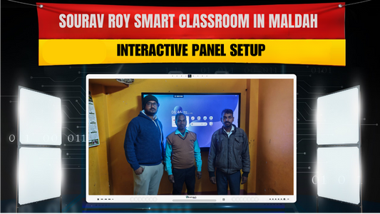 Sourav Roy का Smart Classroom in Maldah | Interactive Panel Setup