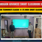 Chitrgupt Sahu Rajnandgaon | Benchmark Technomate Classic 14 (75 Inch) Smart Classroom Setup