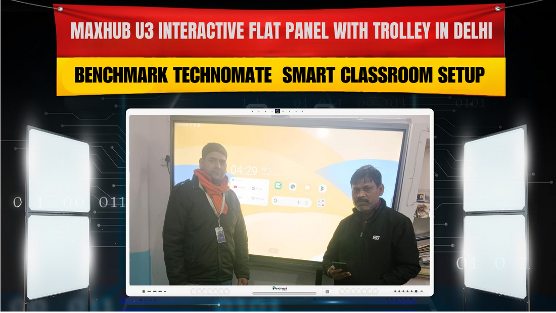 Maxhub U3 Interactive Flat Panel with Trolley in Delhi | Bharti Smart Classroom
