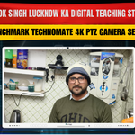 Ashok Singh Lucknow ka Digital Teaching Studio | Benchmark Technomate 4K PTZ Camera Setup