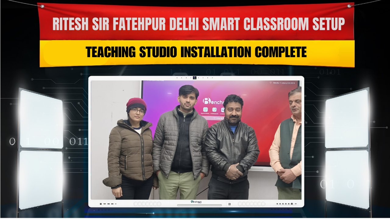 Ritesh Sir Fatehpur Delhi Smart Classroom Setup | Teaching Studio Installation Complete