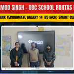 Parmod Singh – OBC School Rohtas Bihar | Benchmark Technomate Galaxy 14 (75 Inch) Smart Classroom