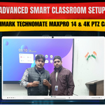 Advanced Smart Classroom Setup | Benchmark Technomate Maxpro 14 & 4K PTZ Camera