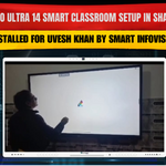 Benchmark Technomate Galaxy 14 (75”) Installation in Ranchi – Digital Teaching Setup by Akash Kumar Sharma