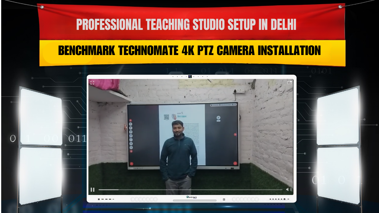 Professional Teaching Studio Setup in Delhi | Benchmark Technomate 4K ...