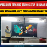 Professional Teaching Studio Setup in Buxar Bihar | Benchmark Technomate 4K PTZ Camera Installation by Deepak Sir