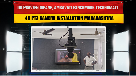 Dr Praveen Nipane, Amravati में Benchmark Technomate 4K PTZ Camera Installation