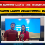 Benchmark Technomate Classic 75” Smart Interactive Panel Setup | Professional Classroom Upgrade by Manpreet Sharma