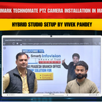Benchmark Technomate PTZ Camera Installation in Mainpuri | Hybrid Studio Setup by Vivek Pandey