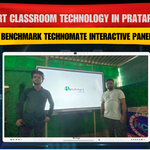 Smart Classroom Technology in Pratapgarh | Benchmark Technomate Interactive Panel