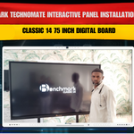 Benchmark Technomate Interactive Panel Installation in Pune | Classic 14 75 Inch Digital Board