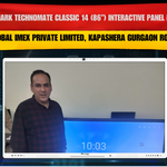 Benchmark Technomate Classic 14 (86”) Interactive Panel Installed at PSM Global Imex Private Limited Delhi