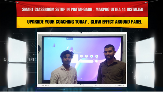 Benchmark Technomate MaxPro Ultra 14 Installation in Pratapgarh | Smart Classroom Setup