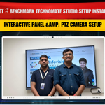 Rajkot में Benchmark Technomate Studio Setup Installation | Interactive Panel &amp; PTZ Camera Setup