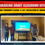 Darjeeling Smart Classroom Setup – Benchmark Technomate Classic 14 (65”) Installation by Abhishek Bhujel
