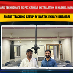 Benchmark Technomate 4K PTZ Camera Installation in Nashik, Maharashtra | Smart Teaching Setup by Kartik Eknath Bhamari