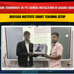 Benchmark Technomate 4K PTZ Camera Installation in Lalganj Vaishali Bihar | JEEGYASA Institute Smart Teaching Studio Setup