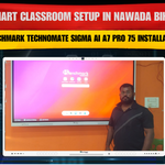 Smart Classroom Setup in Nawada Bihar | Benchmark Technomate Sigma AI A7 Pro 75 Installation