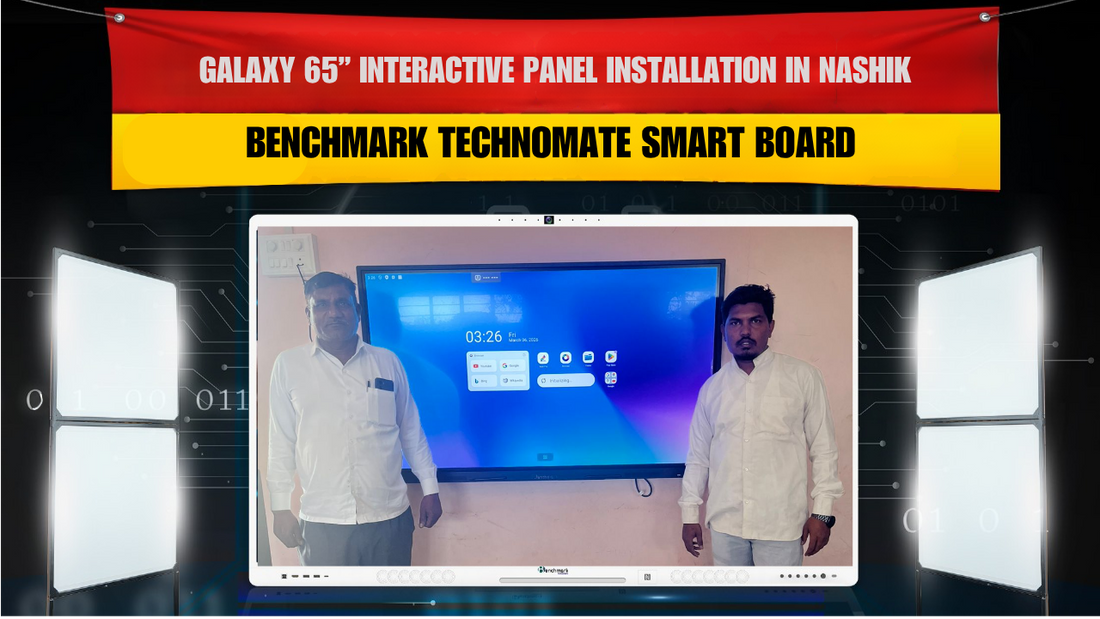 Galaxy 65” Smart Board Setup in Nashik | Benchmark Technomate Installation at Chetana Foundation