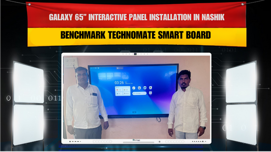 Galaxy 65” Smart Board Setup in Nashik | Benchmark Technomate Installation at Chetana Foundation