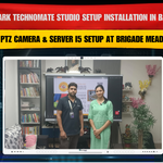 Benchmark Technomate Studio Setup Installation in Bangalore | 4K PTZ Camera & Server i5 Setup at Brigade Meadows
