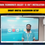 Benchmark Technomate Galaxy 13 (86”) Installation in Patna | Smart Digital Classroom Setup