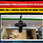 Professional Studio Classroom Setup Installation | Camera, Mic & Lighting Solution for Online Teaching