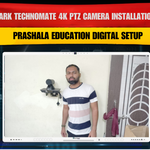 Benchmark Technomate 4K PTZ Camera Installation in Pune | Prashala Education Digital Setup