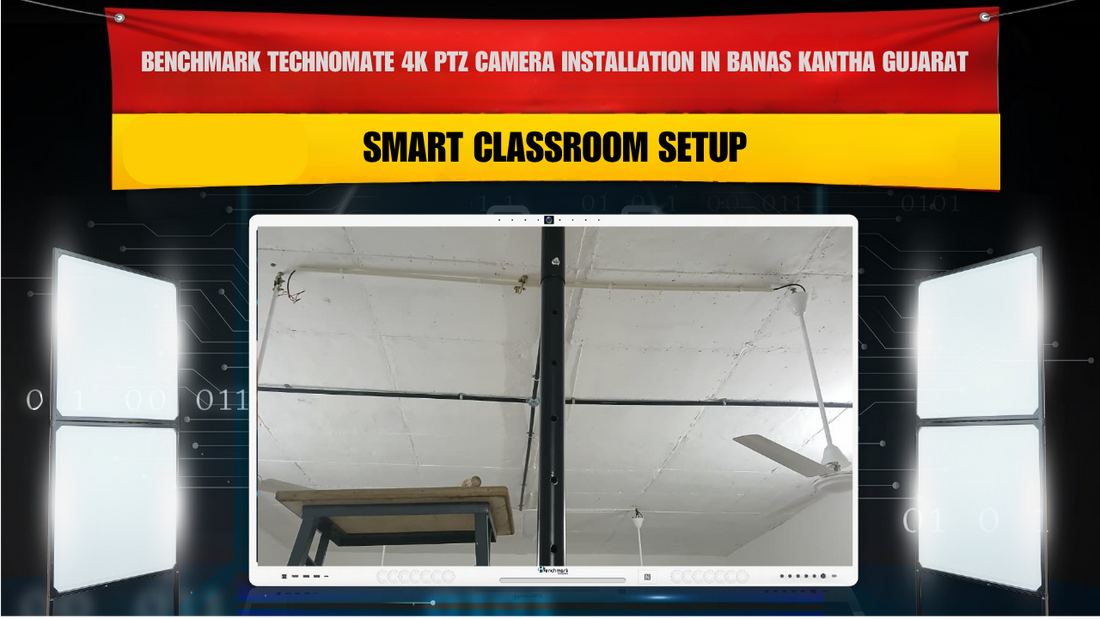Benchmark Technomate 4K PTZ Camera Installation in Banas Kantha Gujarat | Studio Setup