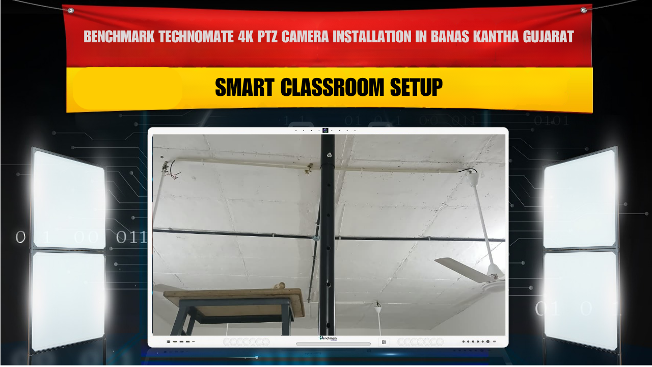 Benchmark Technomate 4K PTZ Camera Installation in Banas Kantha Gujarat | Studio Setup