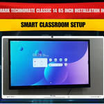 Benchmark Technomate Classic 14 65 Inch Installation in Indore | Smart Classroom Setup