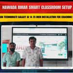 Smart Panel with Trolley Installation at Mouldspex | Portable Digital Classroom & Office Setup