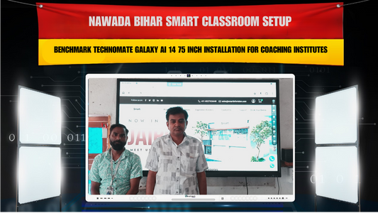 Smart Panel with Trolley Installation at Mouldspex | Portable Digital Classroom & Office Setup