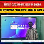 Smart Classroom Setup in Godda | 75 Inch Interactive Panel Installation by Anita Mandal