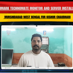 Benchmark Technomate Monitor and Server Installation in Murshidabad West Bengal for Kishor Chaudhari