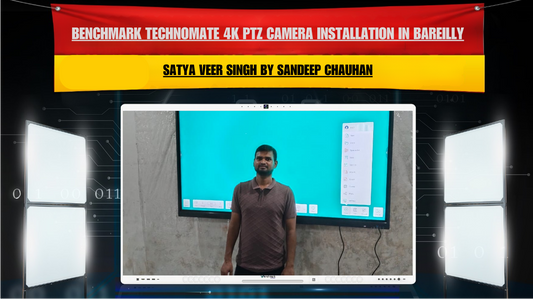 Benchmark Technomate 4K PTZ Camera Installation in Bareilly, Uttar Pradesh for Satya Veer Singh by Sandeep Chauhan