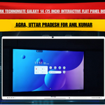 Benchmark Technomate Galaxy 14 (75 Inch) Interactive Flat Panel Installation in Agra, Uttar Pradesh for Anil Kumar