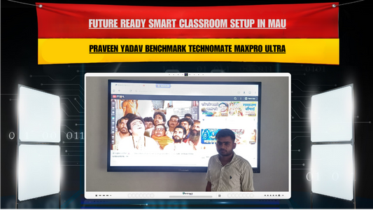 Mau, Uttar Pradesh में Benchmark Technomate MaxPro Ultra Android 14 (75 Inch) Installation Success Story
