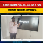 Interactive Flat Panel Installation in Pune | Benchmark Technomate MaxPro Ultra