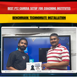 Best PTZ Camera Setup for Coaching Institutes | Benchmark Technomate Installation