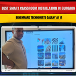 Best Smart Classroom Installation in Gurgaon | Benchmark Technomate Galaxy AI 14
