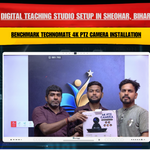 Digital Teaching Studio Setup in Sheohar, Bihar | Benchmark Technomate 4K PTZ Camera Installation