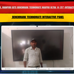 Manoj Kumar, Mainpuri Gets Benchmark Technomate MaxPro Ultra 14 (75") Interactive Flat Panel Installation
